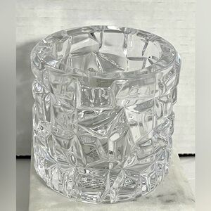 TIFFANY & CO Rock Cut Crystal Votive Candle Holder (Germany)